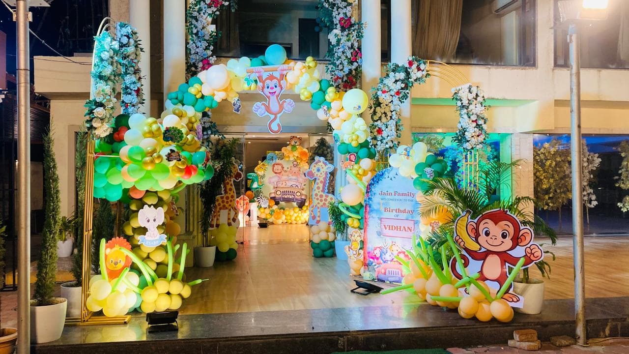 Celebration Hall with wedding stage setup